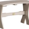 LuxCraft 28" Poly Table Bench - Image 7