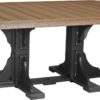 LuxCraft 4' x 6' Rectangular Poly Table - Image 2