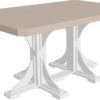 LuxCraft 4' x 6' Rectangular Poly Table - Image 20