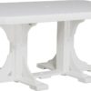 LuxCraft 4' x 6' Rectangular Poly Table - Image 4
