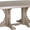 LuxCraft 4' x 6' Rectangular Poly Table - Image 7