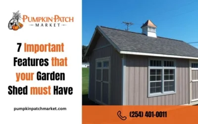 7 important features that your garden shed must have