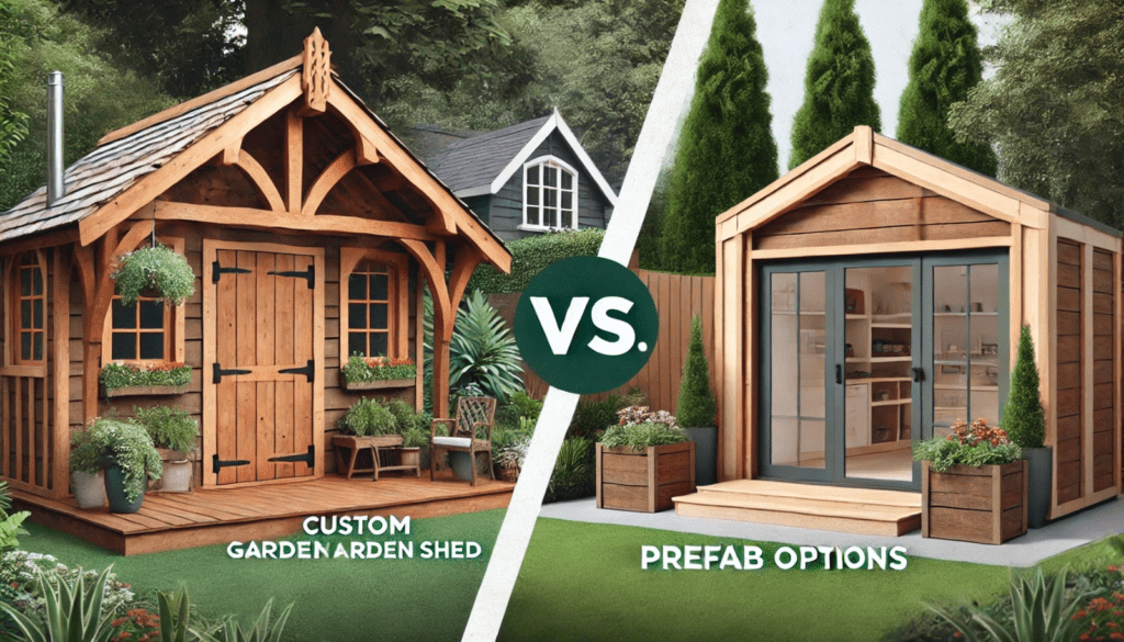 Prefab vs Custom Sheds