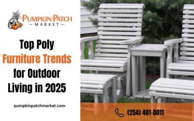 Top Poly Furniture Trends for Outdoor Living in 2025