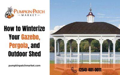 How to Winterize Your Gazebo, Pergola, and Outdoor Shed