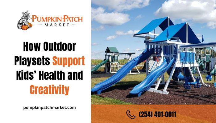 How Outdoor Playsets Support Kids’ Health and Creativity