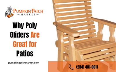 Why Poly Gliders Are Great for Patios
