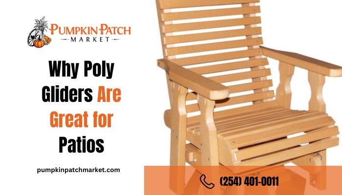 Why Poly Gliders Are Great for Patios