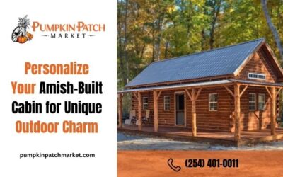 Personalize Your Amish-Built Cabin for Unique Outdoor Charm