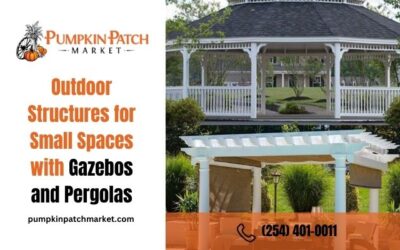 Outdoor Structures for Small Spaces with Gazebos and Pergolas