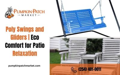 Poly Swings and Gliders | Eco Comfort for Patio Relaxation