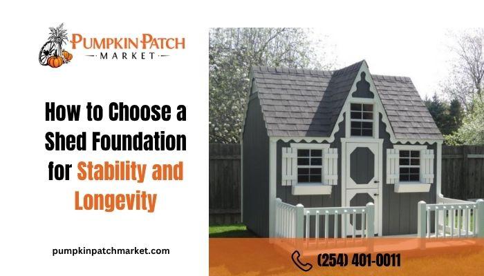 Shed Foundation