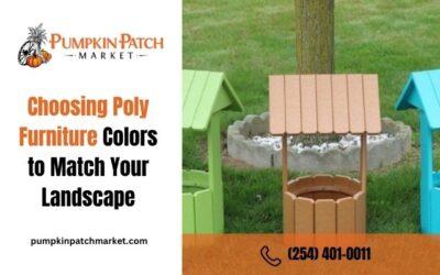 Choosing Poly Furniture Colors to Match Your Landscape