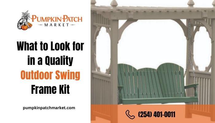 Quality Outdoor Swing